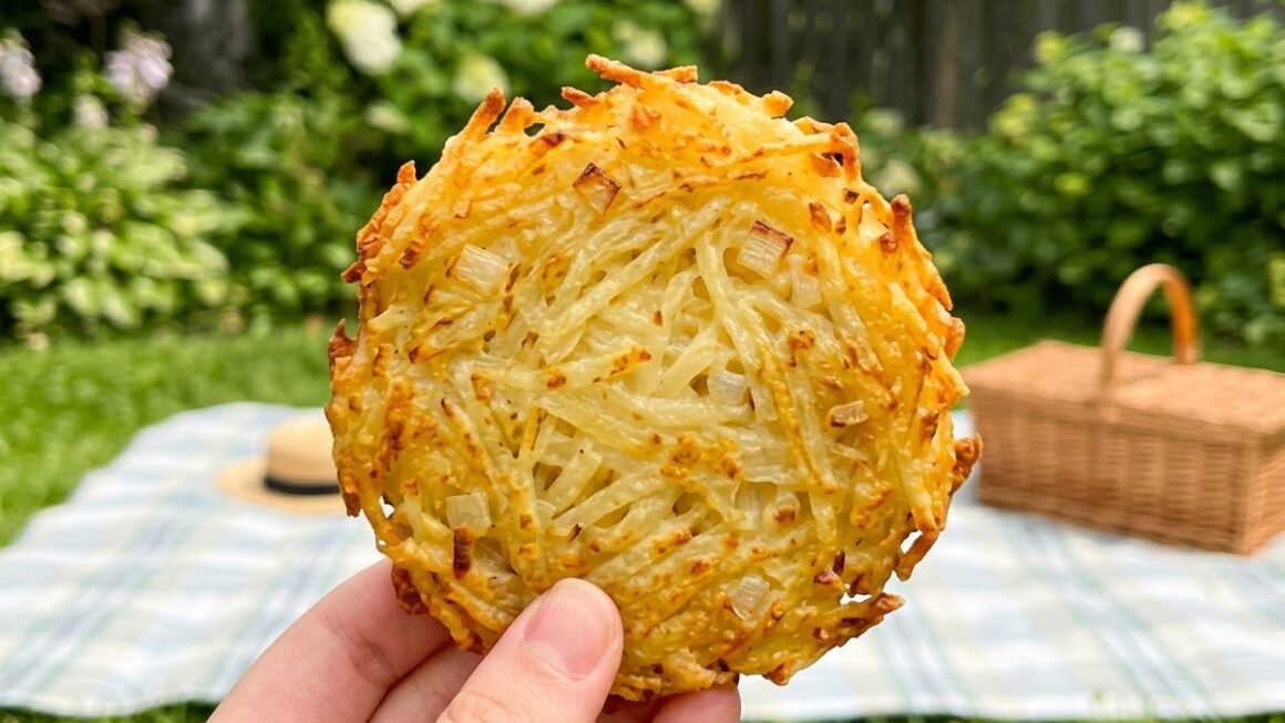 golden-brown grated potato pancakes